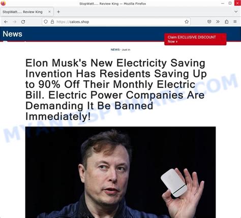 Beware of an Energy Saver scam, that claims, Elon Musk has endorsed the product. . Elon musk stopwatt
